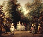 Thomas Gainsborough The mall in St.James's Park china oil painting reproduction